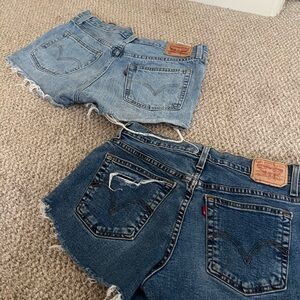 Levi's Blue Jean Shorts Classic Denim Style